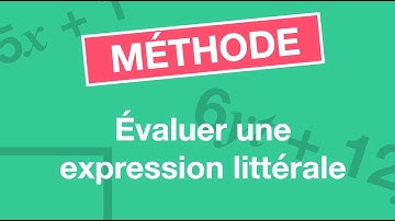 Évaluer une expression littérale