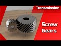 Screw gears (crossed helical gears) | hyperboloid gears | hypoid gears