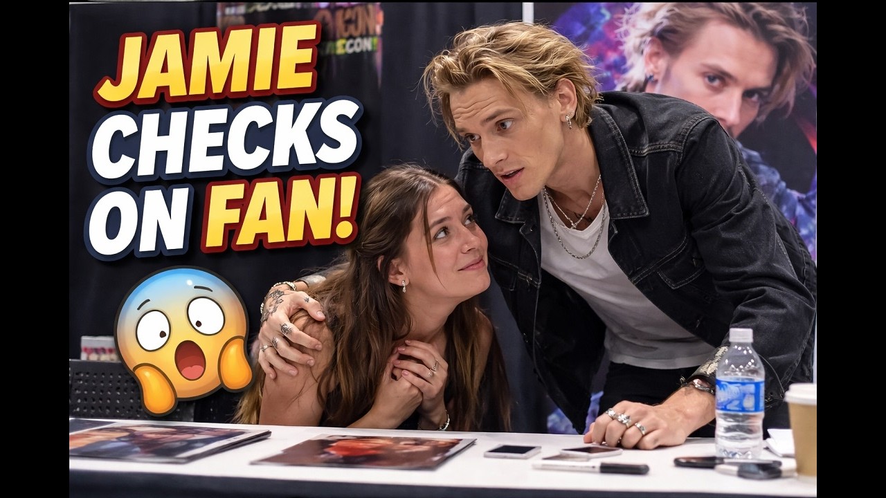 Stranger Things Actor Jamie Campbell Bower Stops Comic Con Appearance to Check on Young Cosplay Fan