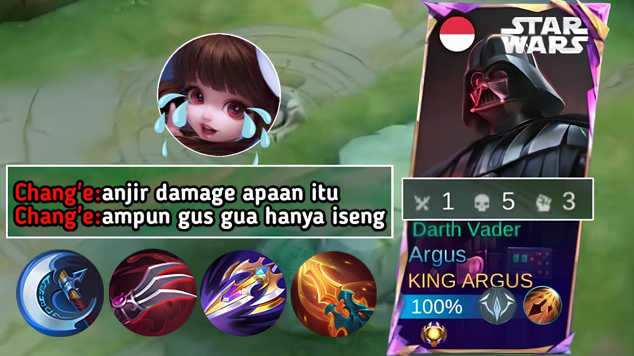 AWAL² DI BUAT FEEDER LATE GAME KITA KASIH PAHAM - ARGUS HACK DAMAGE 2025