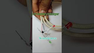 3.7v battery charger using bridge rectifier. #shortvideo #scienceexperiment #trending #project