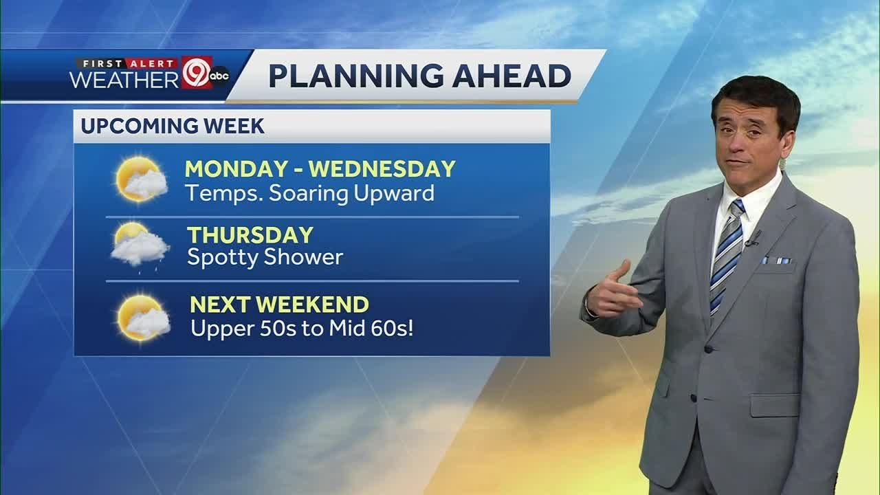 Warmer temps ahead - YouTube