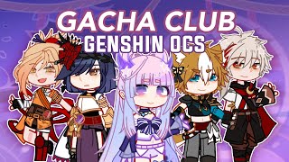 Genshin gacha ocs || Genshin impact oc offline codes || Gacha club || Part 9 || Inazuma || Fluery