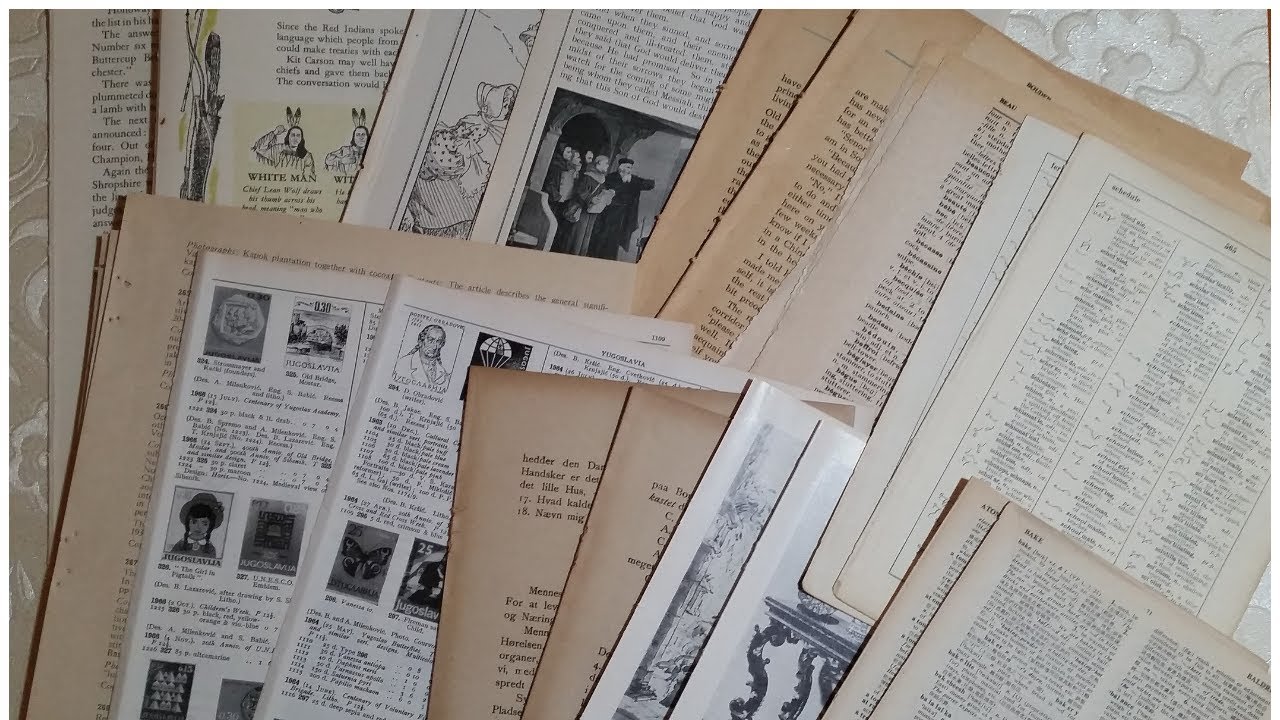 Vintage Paper Packs available in my Etsy shop