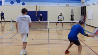 Eau Claire Pickleball Tournament-OMD Dave Fischer/Partner v Brian Astbury/Rich Geenen