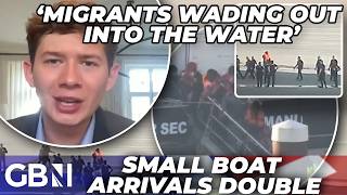 EXCLUSIVE: Nearly 1,000 migrant small-boat arrivals in just 48 hours DOUBLING May’s total