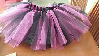 Tutorial faldita de TUTU sin coser DIY 2019(Paso A Paso)