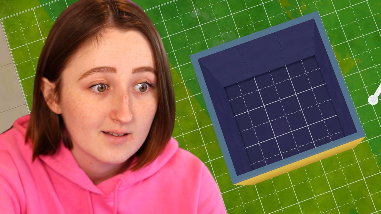 I tried to build a 3x3 house in The Sims 4 - YouTube