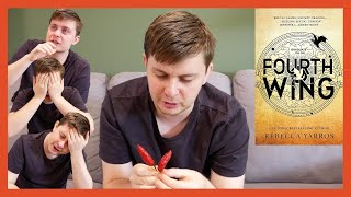Reviewing Fourth Wing while eating a chilli