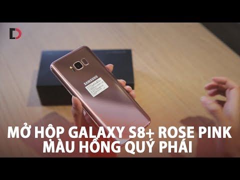 Video Mở hộp Galaxy S8 Rose Pink - Màu hồng quý phái - youtube