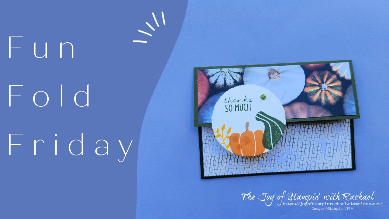 Fun Fold Friday- Pick of the Patch Pocket Card - YouTube