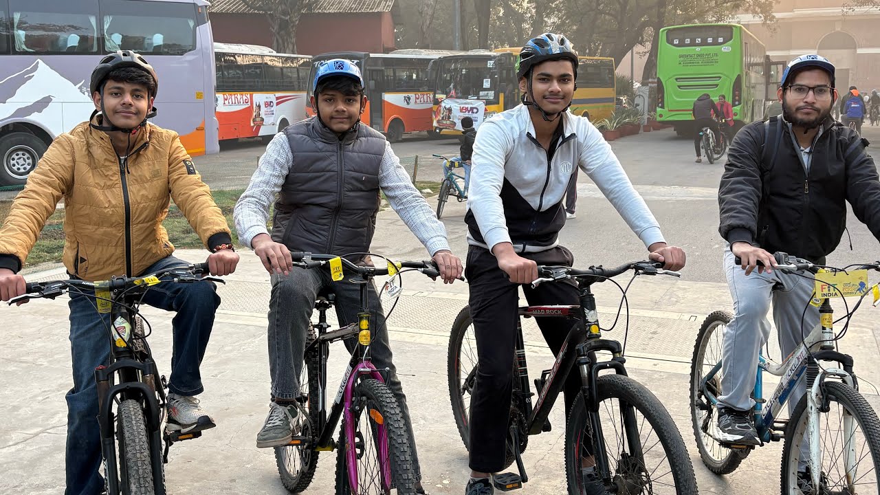 Subhe subhe cycle ride 😻