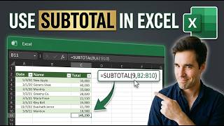 Master Excel SUBTOTAL Function [Masterclass]