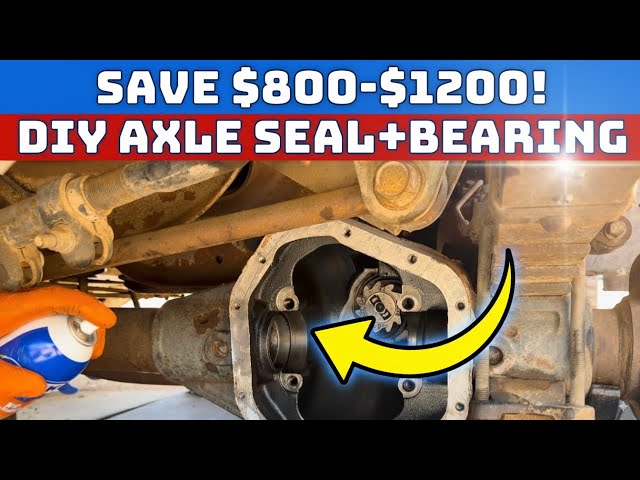 How I Saved $1,000 Fixing My F250's Axle Seals at Home - YouTube