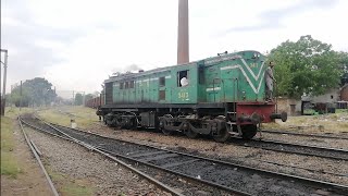 Old Small Locomotive Alu 95 Shunting Engine Only In Lahore Pakistan Railways