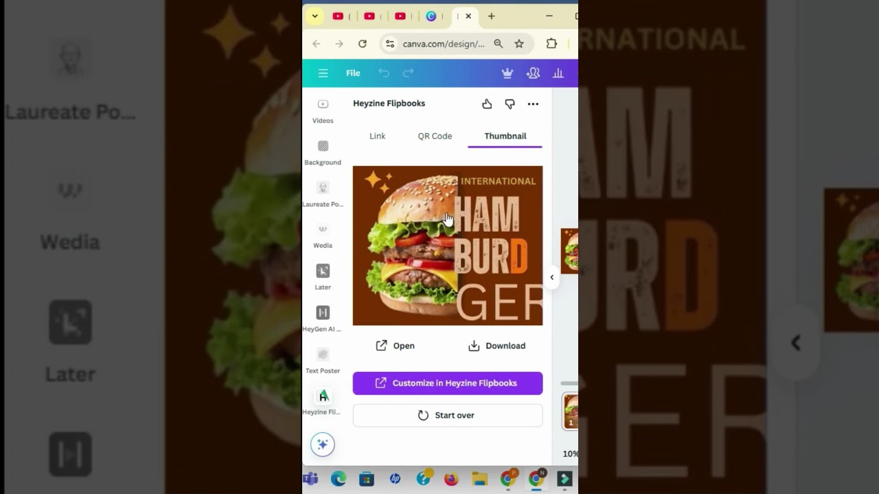 How to Use Heyzine Flipbook Apps in Canva || How to Add Heyzine Flipbook Effect on Canva