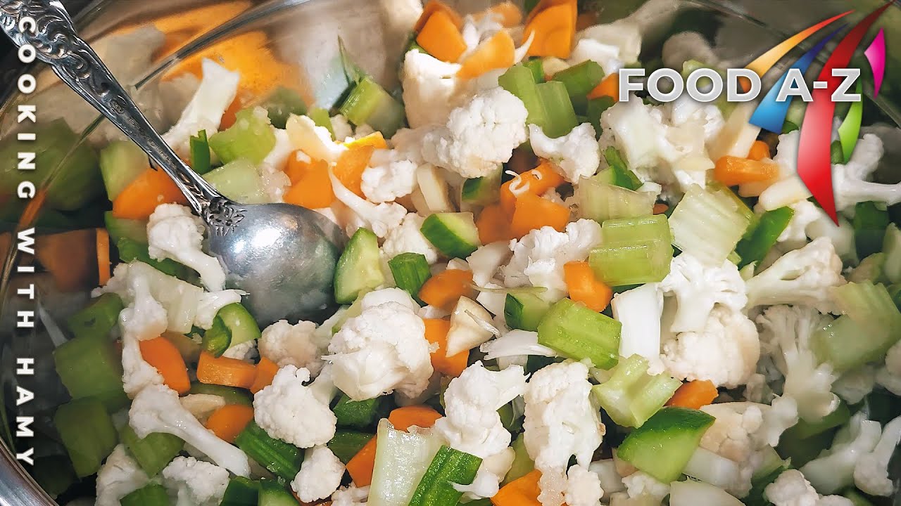 Mixed Pickles Recipe » Crunchy & Flavorful Side Dish