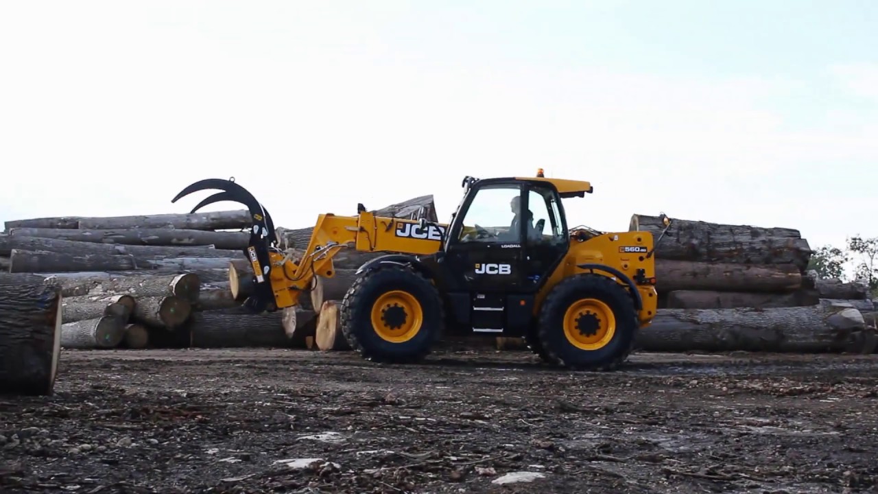 Применение телескопического погрузчика JCB 560-80 в промышленности