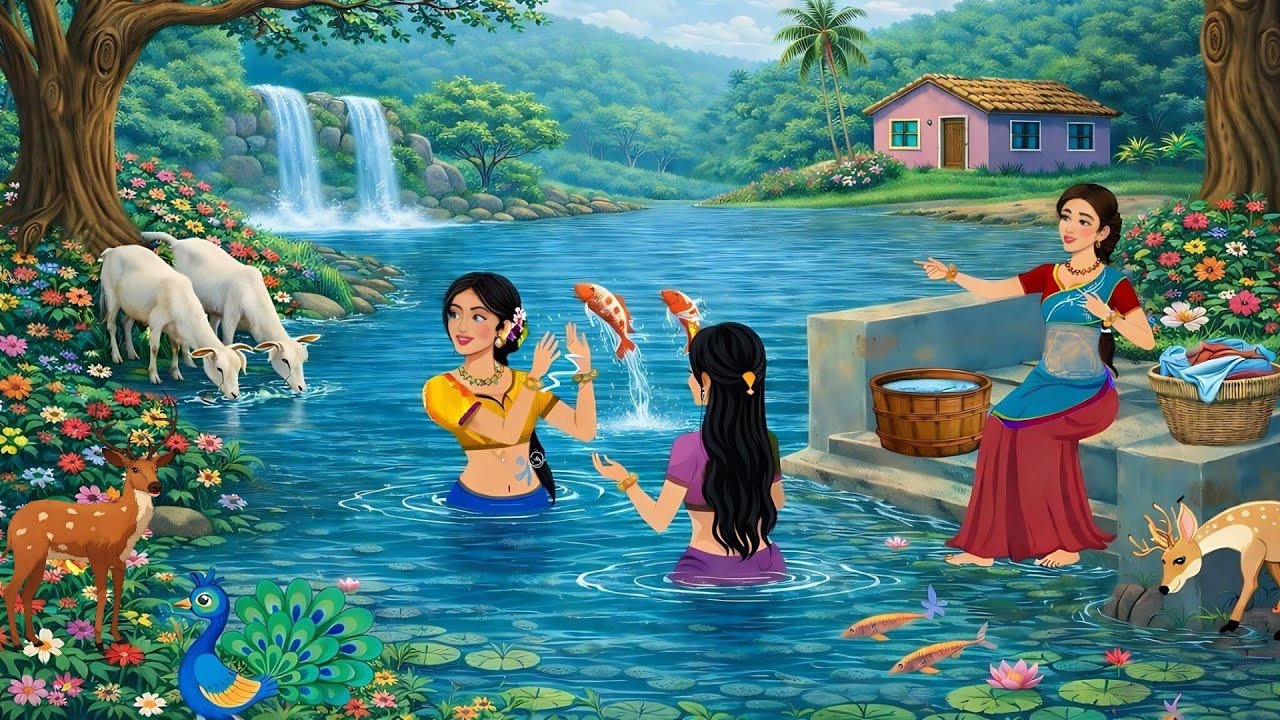 তিন বান্ধবী আর কুন্ডের ভয়ংকর রহস্য | Bangla Moral Cartoon Story |Cartoon Golpo | Fairy Tales | 