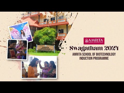 Swagatham 2024 - Amrita School of Biotechnology Induction Programme