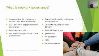 Network Governance to achieve SDG11