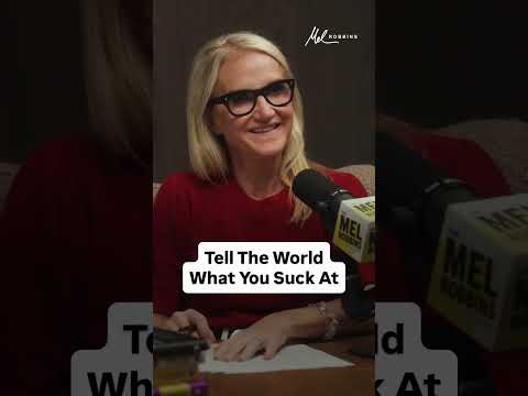 Tell The World What You Suck At | Mel Robbins #shorts