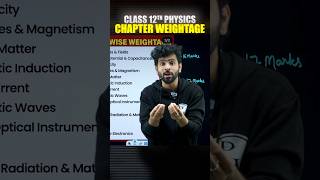 Class 12 Physics Chapter Wise Weightage | CBSE BOARD 2026 | Akshay Sir