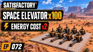 Satisfactory Space Elevator x100 & Energy Cost x2 - Epis 072 News