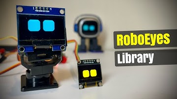 Mo-Chan Robot - Part 2 | Animated Robot Eyes by FluxGarage RoboEyes Library [Arduino Code]