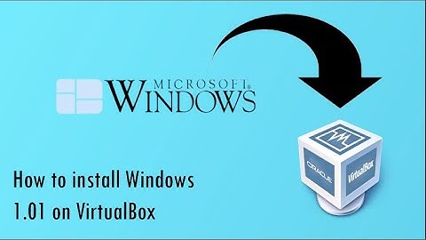 How To Install Windows 1.01 on VirtualBox