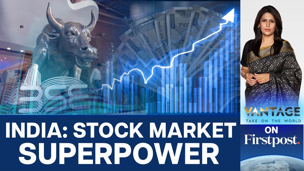Read more about the article India Becomes Stock Market Superpower Joins $4 Trillion Club | Vantage with Palki Sharma – Firstpost