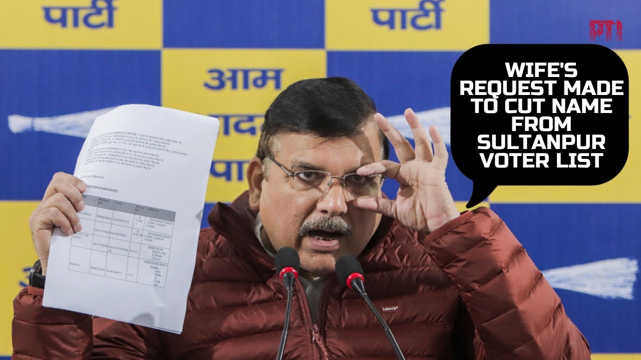 AAP's Sanjay Singh claims his wife requested removal from Sultanpur voter list ahead of Delhi polls