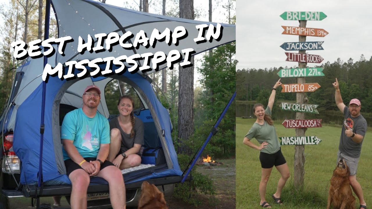 Summer Weekend Tent Camping At The Best HipCamp In Mississippi! Our Dog Had The Time Of His Life!