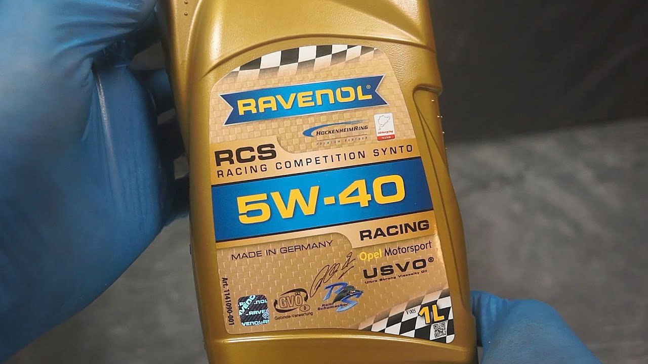 Ravenol RCS 5W40 What does the original engine oil look like? 