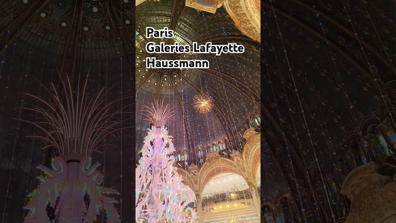 Christmas in Paris 2024🎄Galeries Lafayette 🇫🇷 