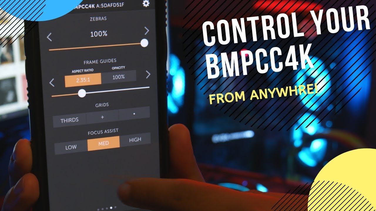 Best Way To Control Your Black Magic Pocket 4K From Any Where!