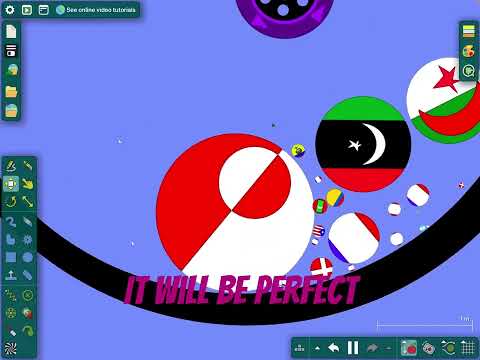 I will show you how to make flag marbles at algodoo