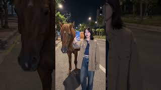 selfie with horse #horse #horseriding #horses