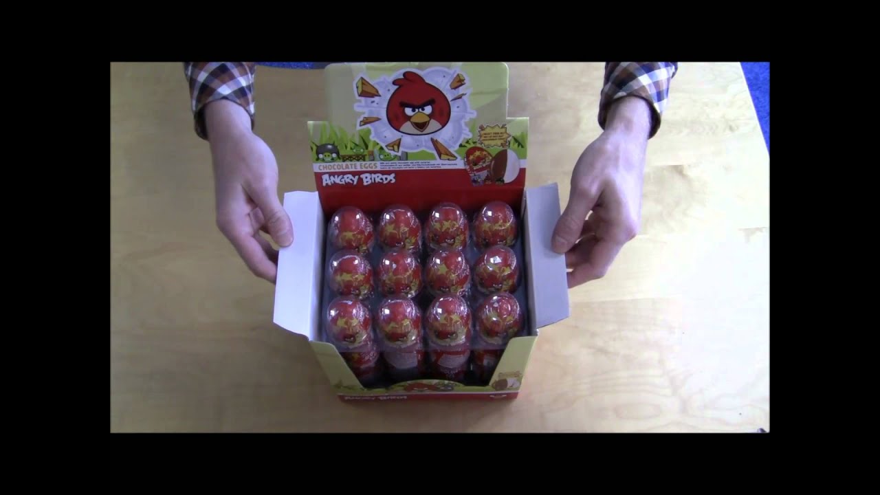 Trendy Candy BIP Angry Birds Chocolat Eggs YouTube