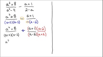Adding or subtracting rational expressions with unlike denominators