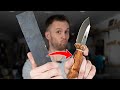 Metal Bar into a Clip Point Knife!