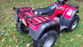A Nearly New 2003 Honda Foreman 450 ES