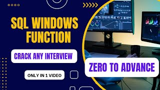 SQL Window Function Complete Concept Rank ,Dense Rank, Row Number, Lead/Lag