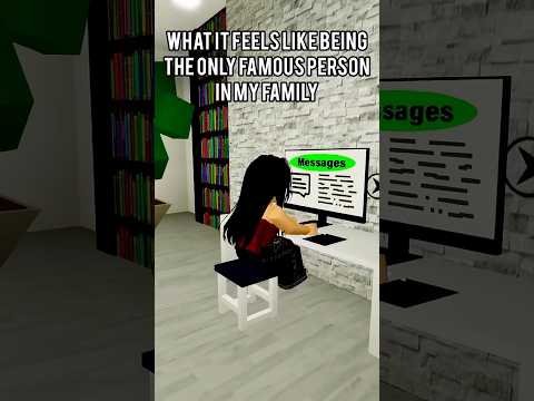 What it feels like being the most famous person in my family |•Roblox Shorts