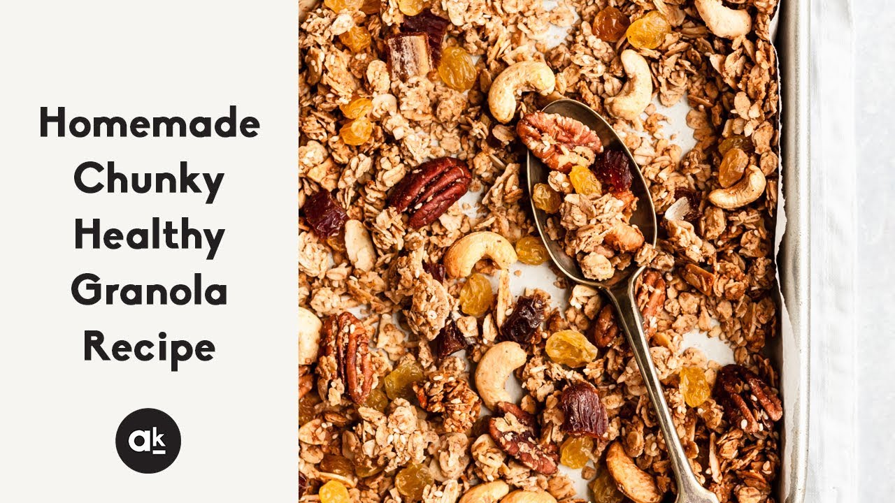 Crunchy Granola (Muesli) Recipe - Breakfast.