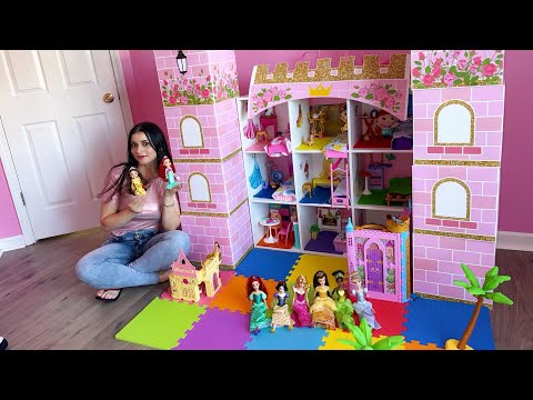 I MAKE AND DECORATE A DISNEY PRINCESS CASTLE 🏰👸