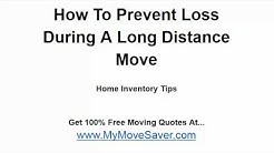 Moving Quotes NYC - Home Inventory Tips
