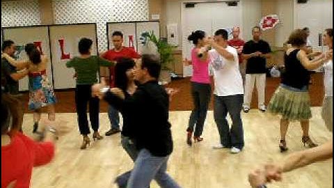 Hawaii Salsa Festival:  Tomaj Trenda teaches an Intermediate Salsa routine
