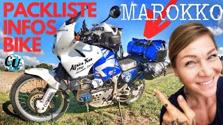 MOTORRADREISE GEPÄCK | GET READY for MAROKKO