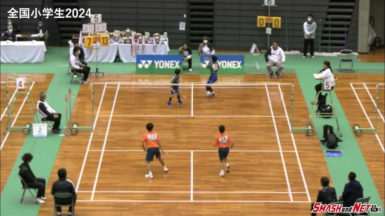 栗田 遥翔/秋庭 真尋(加古川JBC)vs 鍋島 大和/杉森 巧実(T Union)6BD_準決勝 - YouTube image.